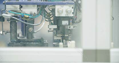 Assembly line of parts for the automotive industry