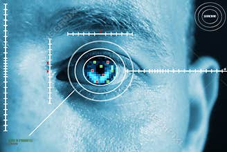 Iris eye scan