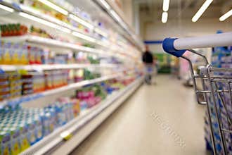 Modern supermarket