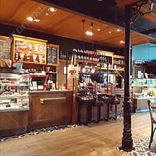A cozy cafe