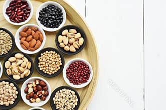 Collection of different legumes