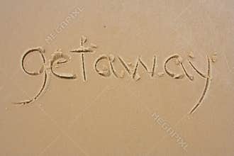 Getaway in the sand