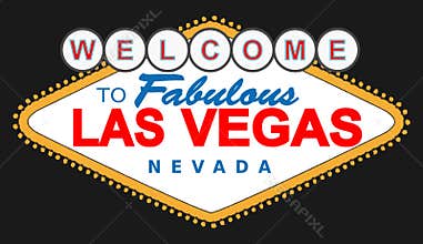 Las Vegas vector sign