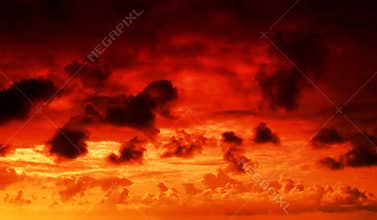 Fire in the sky