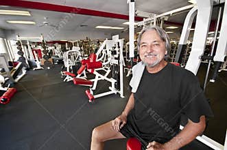Man in gym