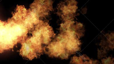 Fire ball explosion detailed fire background