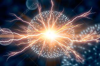 CG model Electricity Nucleus Atom Nuclear explode