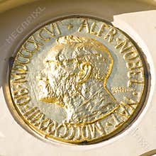 Alfred Nobel medallion