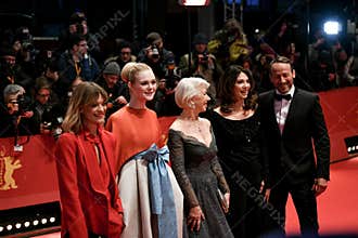 Red carpet of 68th Berlinale Film Festival 2018