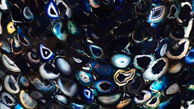 Arrangement of stones and minerals fragments