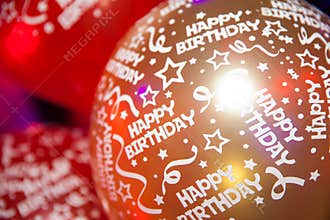 Happy birthday balloons