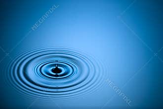 Water Drop Ripples Background