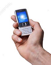 Cell Phone in Hand Photo