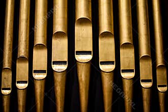 Abstract Pipes from Pipe Organ