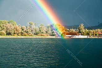 Rainbow over Lake Constance