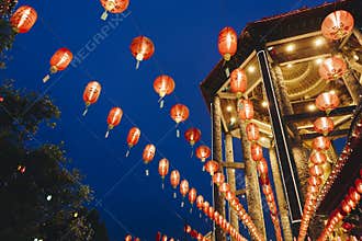 Celebration of Chinese lantern festival