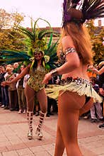 Brazilian Samba Carnival Dancers