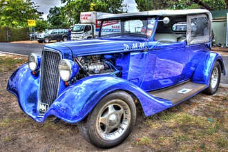 1930s classic American Chevy sedan