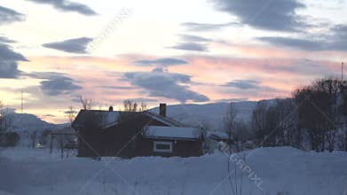 Winter in the north Norway