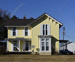 An Old Yellow House