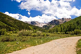 Colorado Mountains and Clouds