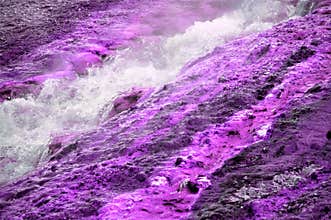 Violet geyser minerals geology boiling fluid