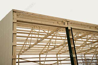 Barn wood framing