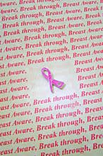 Breast cancer awareness symbol.