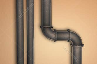 Rusty pipe