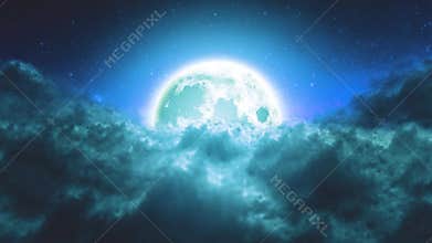 Flying above the clouds