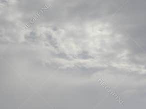 Gray clouds on sky