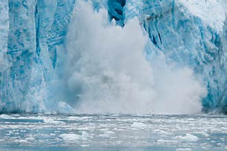 Aialik Glacier Calving