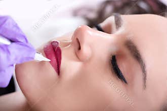 Permanent Makeup: Enhancing Beauty with Red Lips Tattooing