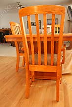 Oak kitchen chairs and table