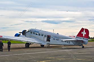 Historical Ju-52 aircraft, Tante Ju.