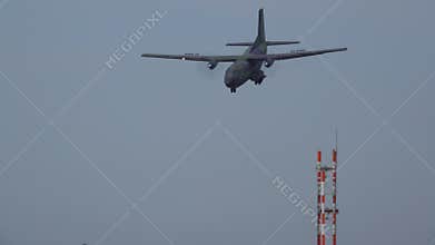 Wunstorf, Germany - June 09, 2018: Bundeswehr Open Day on air base Wunstorf. Transall C-160 military transport aircraft
