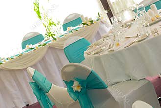 Wedding reception display