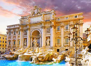 Fountain di Trevi ,Rome. Italy.