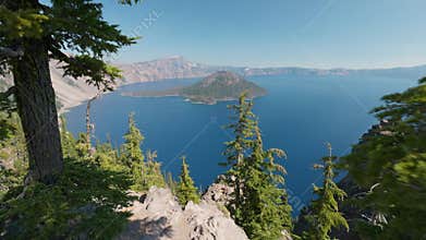Crater Lake National Park, Oregon, USA. Camera