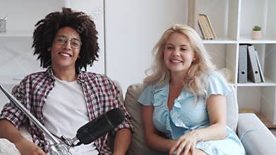 couple interview home vlog multiethnic influencers