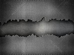 Damaged metal industrial background