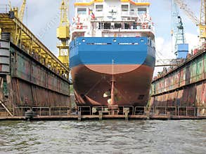 At the shipyard