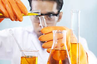 Chemical lab research