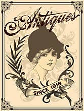 Antique lady