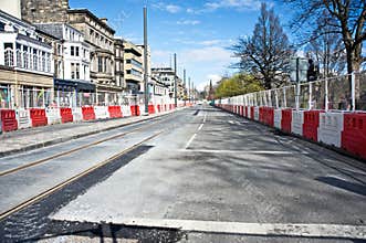 New tram line in Edinburgh