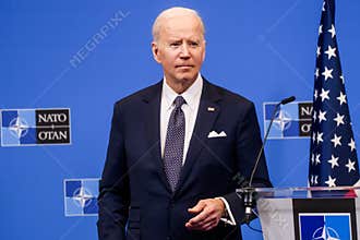 Joe Biden, President of USA, during press conference