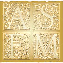 Ornamental antique letters