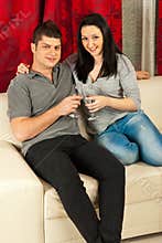 Couple celebrate home