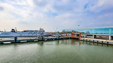 Busy Xuwen Port, Zhanjiang City, Guangdong
