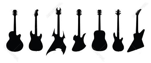 Vector guitars - Silhouettes